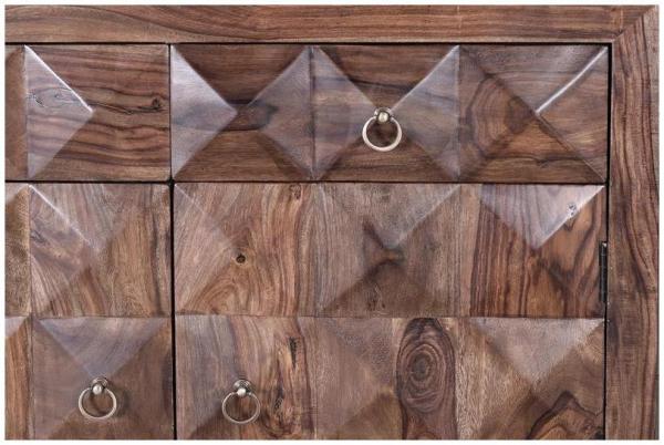 Product photograph of Ziberesh Sheesham Wood 2 Door 2 Drawer Medium Sideboard - 6579 from Choice Furniture Superstore.