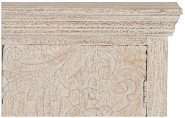Product photograph of Isqari Carved Mango Wood Small Sideboard from Choice Furniture Superstore.