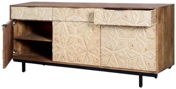 Product photograph of Golimbasi Mango Tree Wood Large Sideboard - 6887 from Choice Furniture Superstore.
