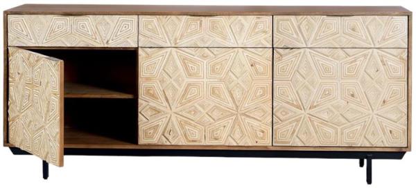 Product photograph of Golimbasi Mango Tree Wood Large Sideboard - 6887 from Choice Furniture Superstore.