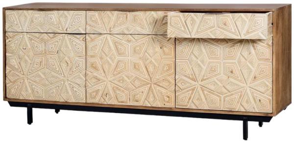 Product photograph of Golimbasi Mango Tree Wood Large Sideboard - 6887 from Choice Furniture Superstore.