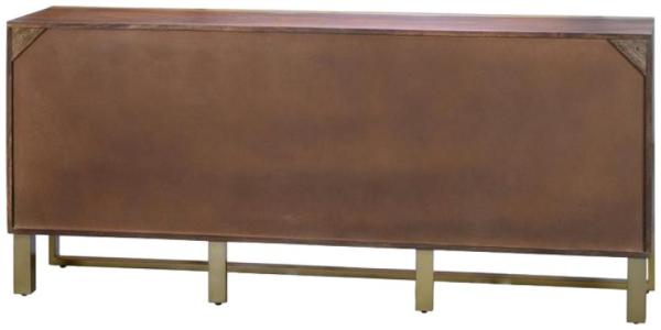 Product photograph of Gait Solid Mango Tree Wood And Metal Large Sideboard - 6853 from Choice Furniture Superstore.