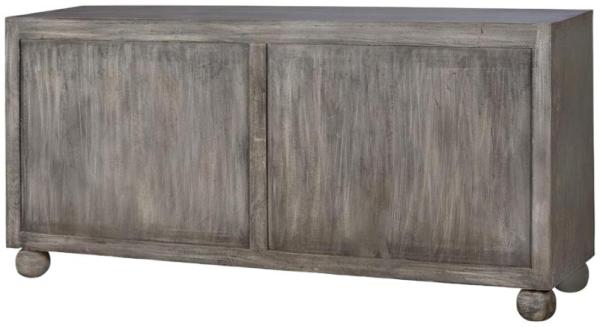 Product photograph of Spanish Hand Carved Mango Wood 3 Drawer Large Sideboard from Choice Furniture Superstore.