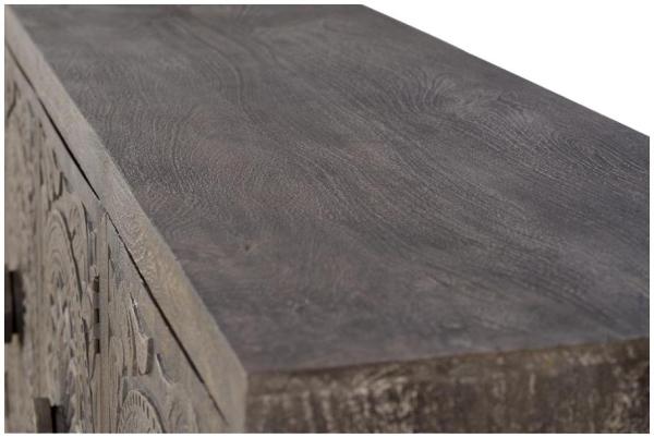 Product photograph of Spanish Hand Carved Mango Wood 3 Drawer Large Sideboard from Choice Furniture Superstore.