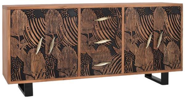 Product photograph of Orviston Solid Acacia Wood Large Sideboard from Choice Furniture Superstore.