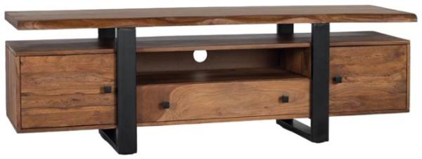 Product photograph of Mangwena Rosewood And Metal Tv Cabinet - 1596 from Choice Furniture Superstore.