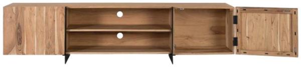 Product photograph of Vagonda Acacia Wood 2 Door Tv Cabinet - 1648 from Choice Furniture Superstore.