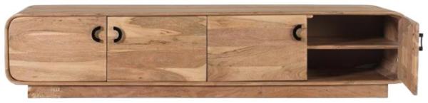 Product photograph of Machindu Acacia Wood 4 Door Tv Cabinet - 1590 from Choice Furniture Superstore.