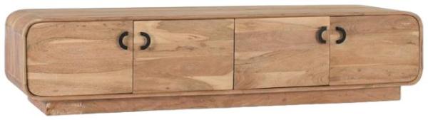 Product photograph of Machindu Acacia Wood 4 Door Tv Cabinet - 1590 from Choice Furniture Superstore.