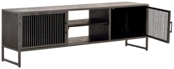 Product photograph of Beitbridge Industrial Mango Wood 2 Door Tv Cabinet - 1121 from Choice Furniture Superstore.