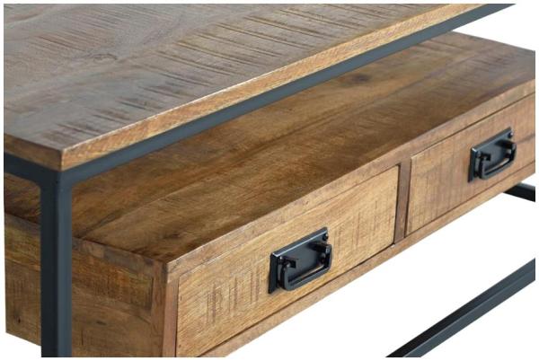 Product photograph of Ronkonkoma Industrial Mango Tree Wood Coffee Table from Choice Furniture Superstore.