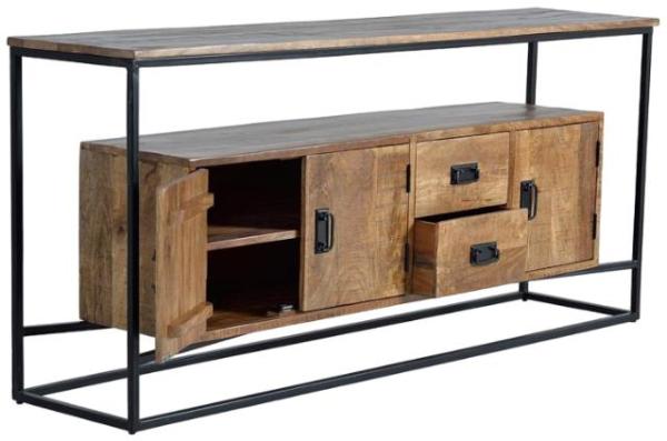 Product photograph of Ronkonkoma Industrial Solid Mango Tree Wood Large Sideboard from Choice Furniture Superstore.