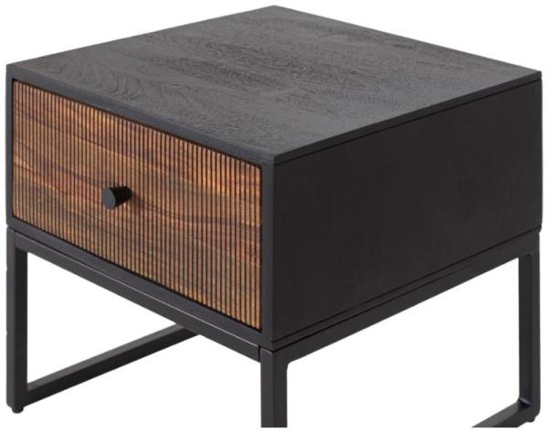 Product photograph of Venedocia Rosewood And Mango Wood 1 Drawer Bedside Table from Choice Furniture Superstore.