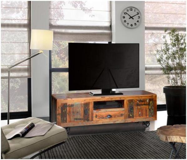 Product photograph of Gerber Recycled Wood Tv Cabinet from Choice Furniture Superstore.