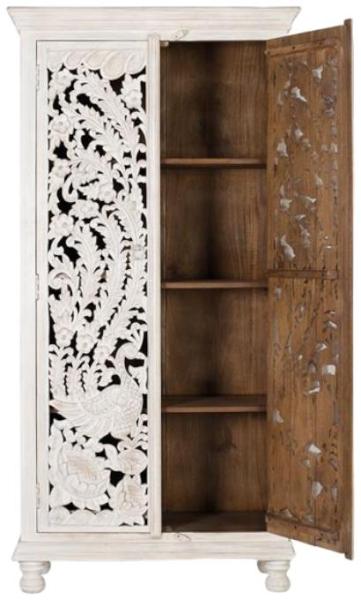 Product photograph of Zortman Mango Wood Wardrobe from Choice Furniture Superstore.