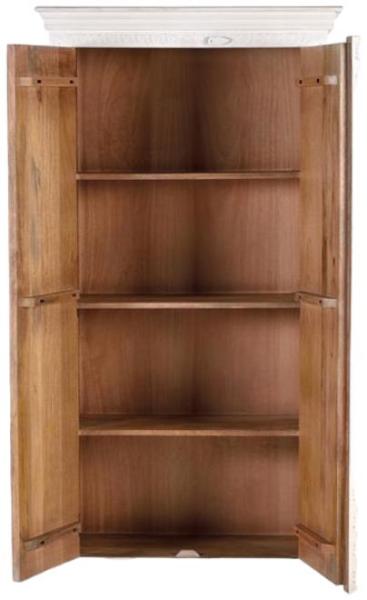 Product photograph of Yakima Carved Mango Wood Wardrobe from Choice Furniture Superstore.