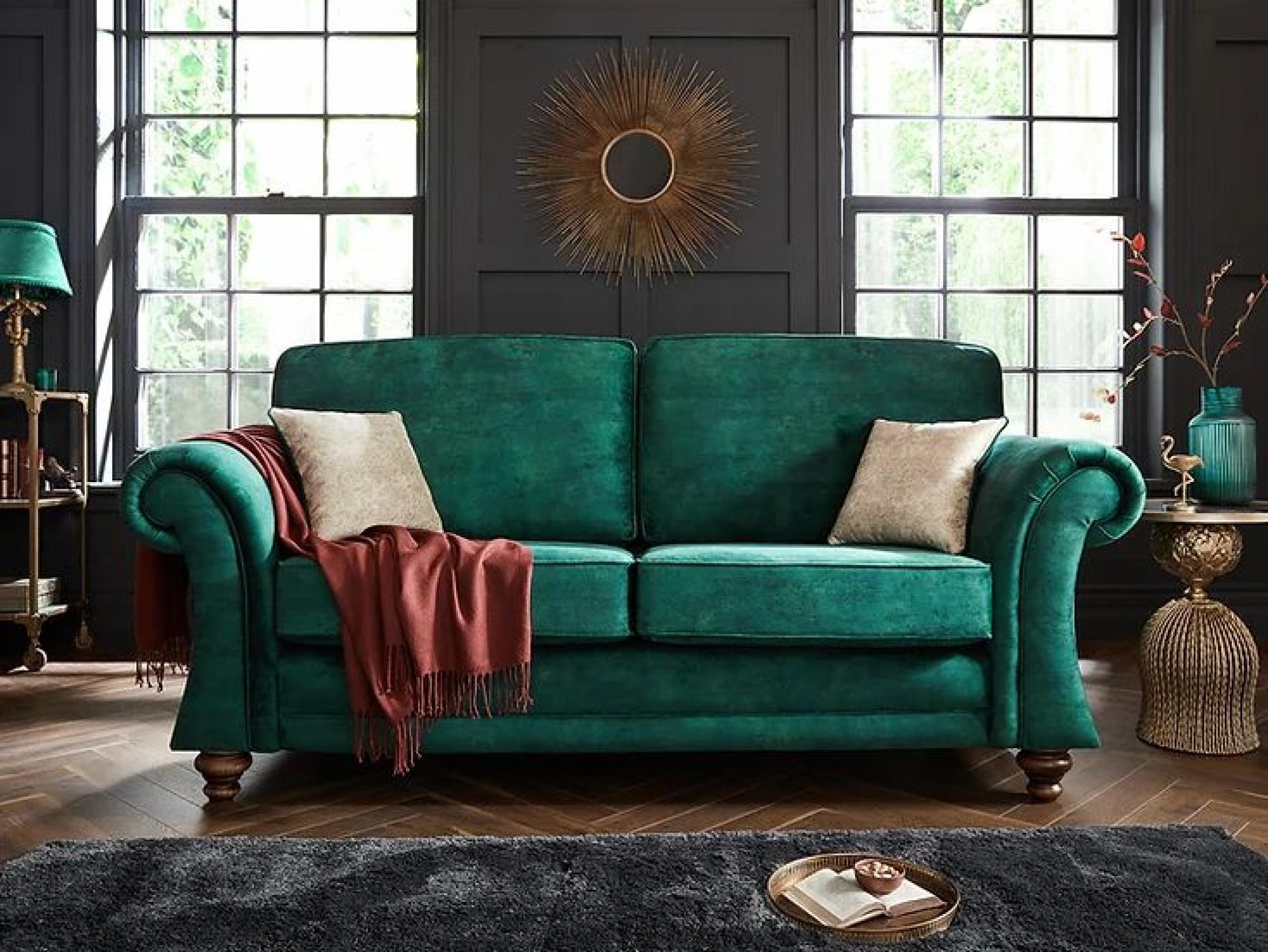 Product photograph of Gleason 3 Seater Fabric Sofa from Choice Furniture Superstore.