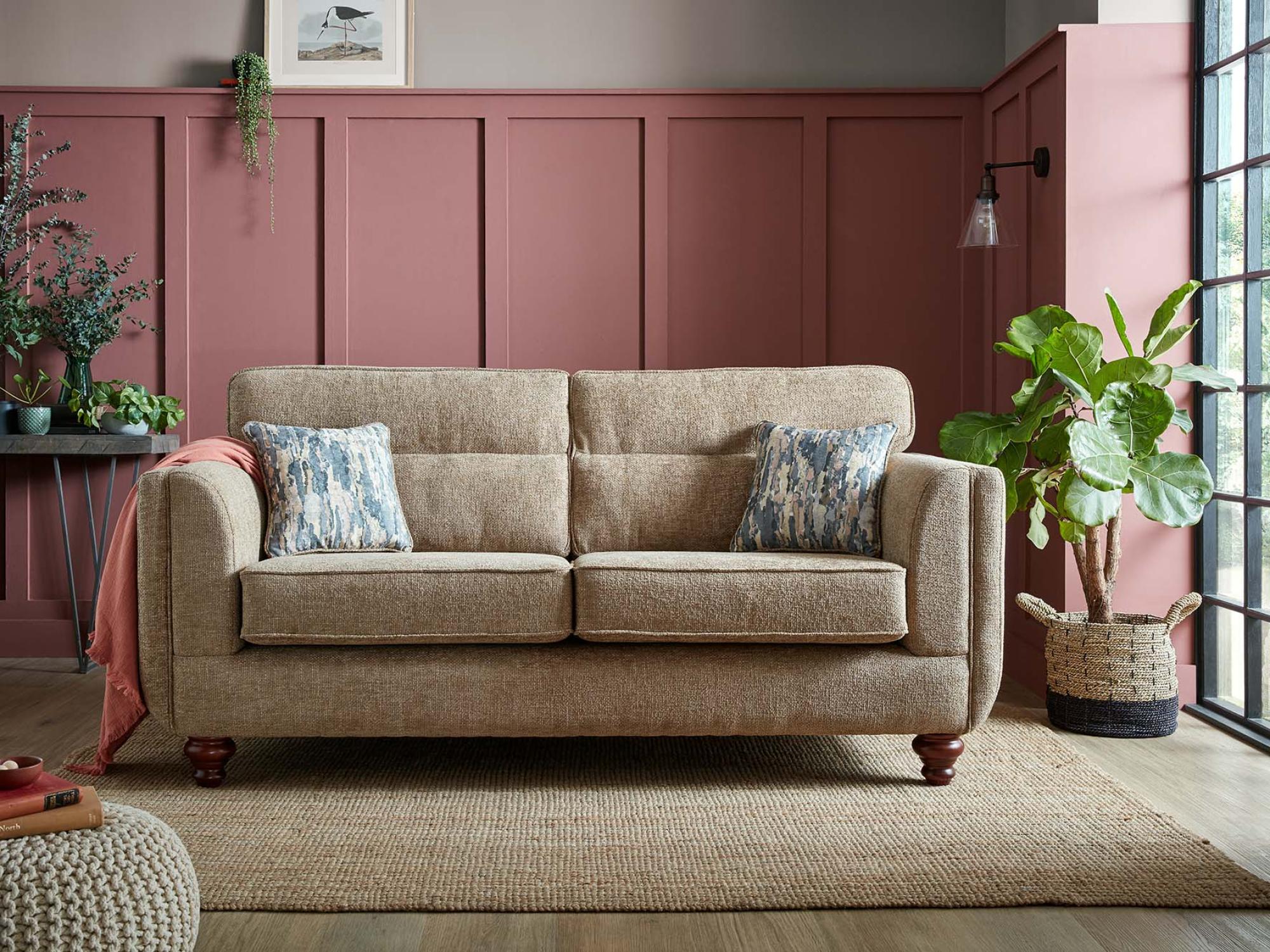 Product photograph of Coeburn 2 Seater Fabric Sofa from Choice Furniture Superstore.