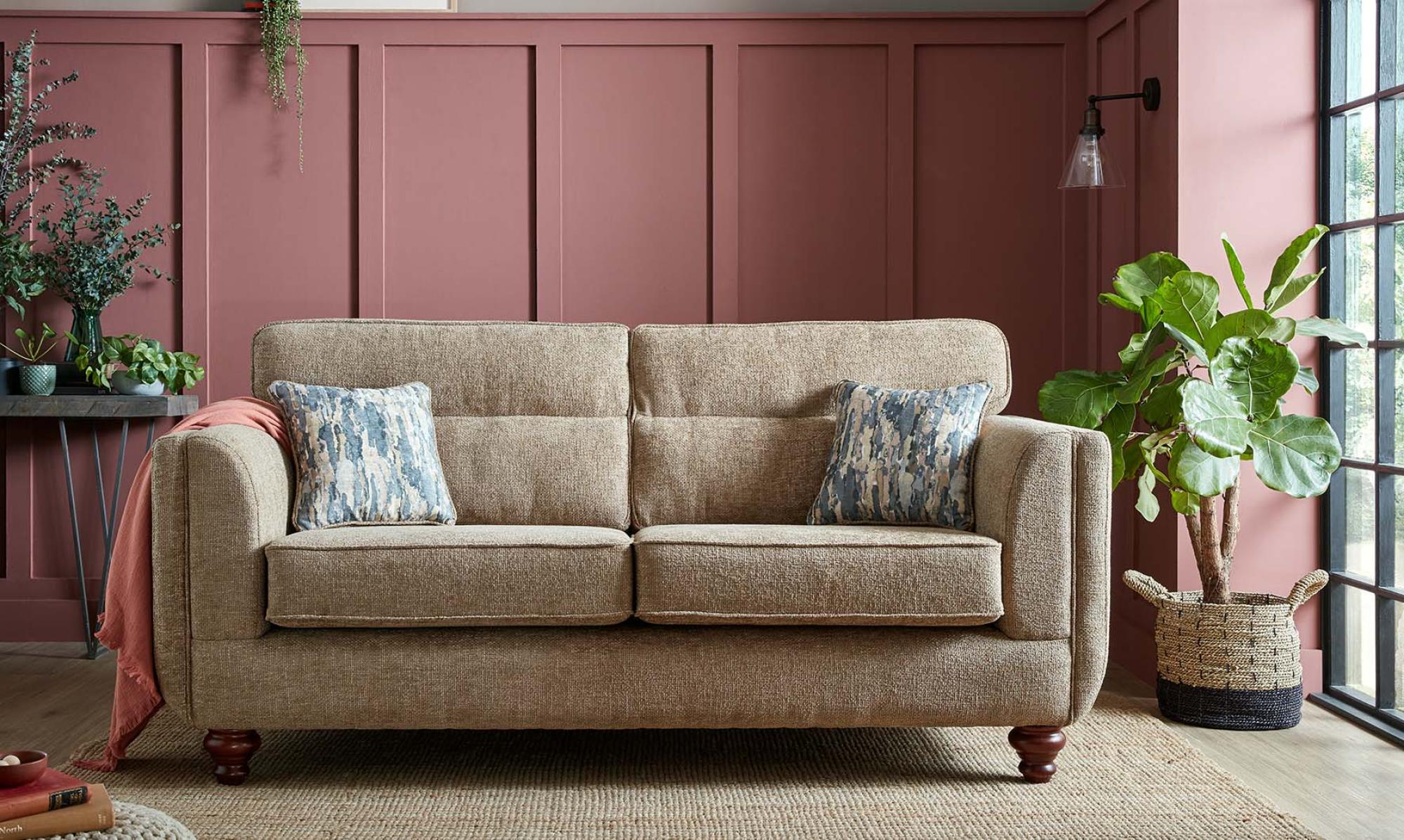 Product photograph of Coeburn 4 Seater Fabric Sofa from Choice Furniture Superstore.