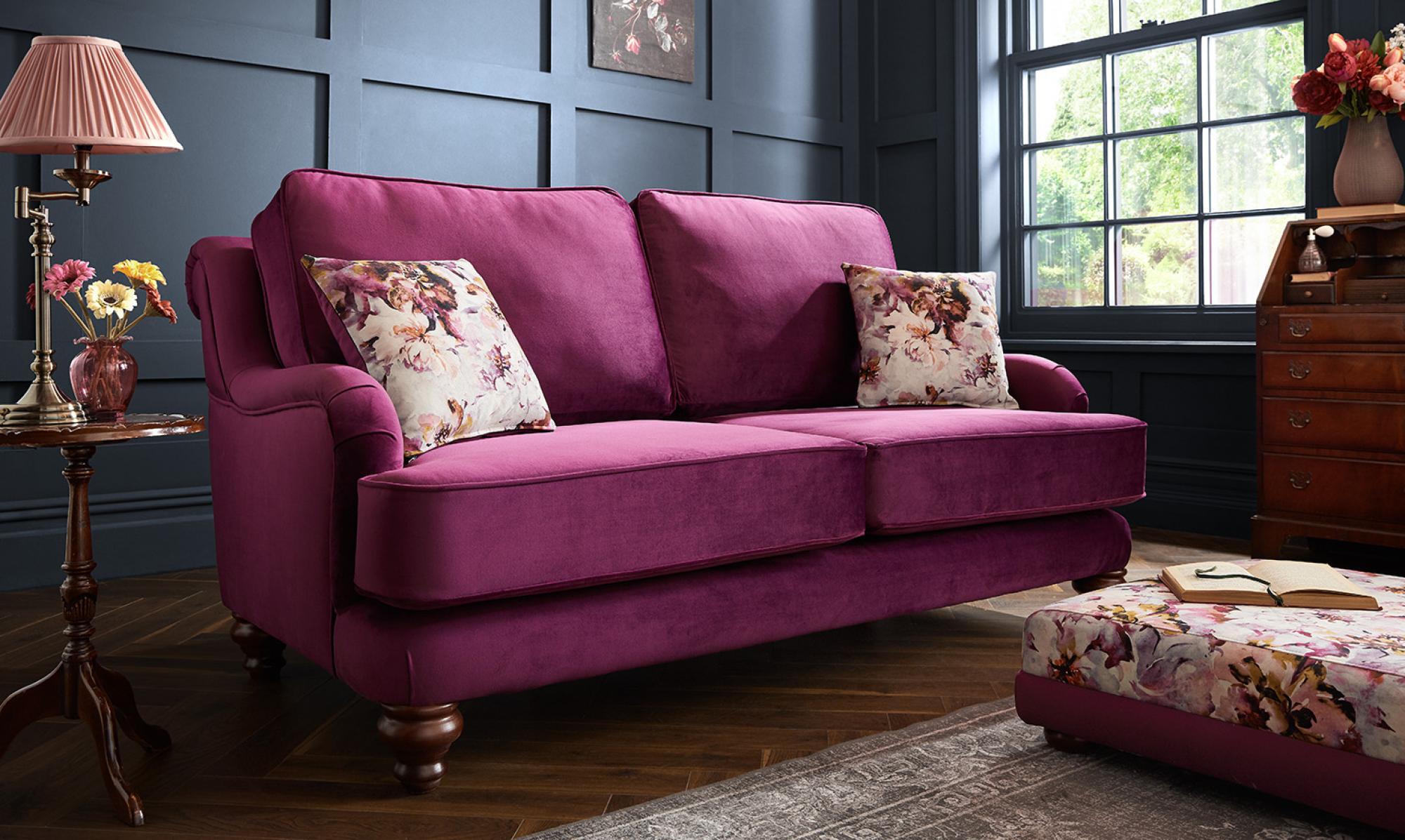Product photograph of Ensley 3 Seater Fabric Sofa from Choice Furniture Superstore.