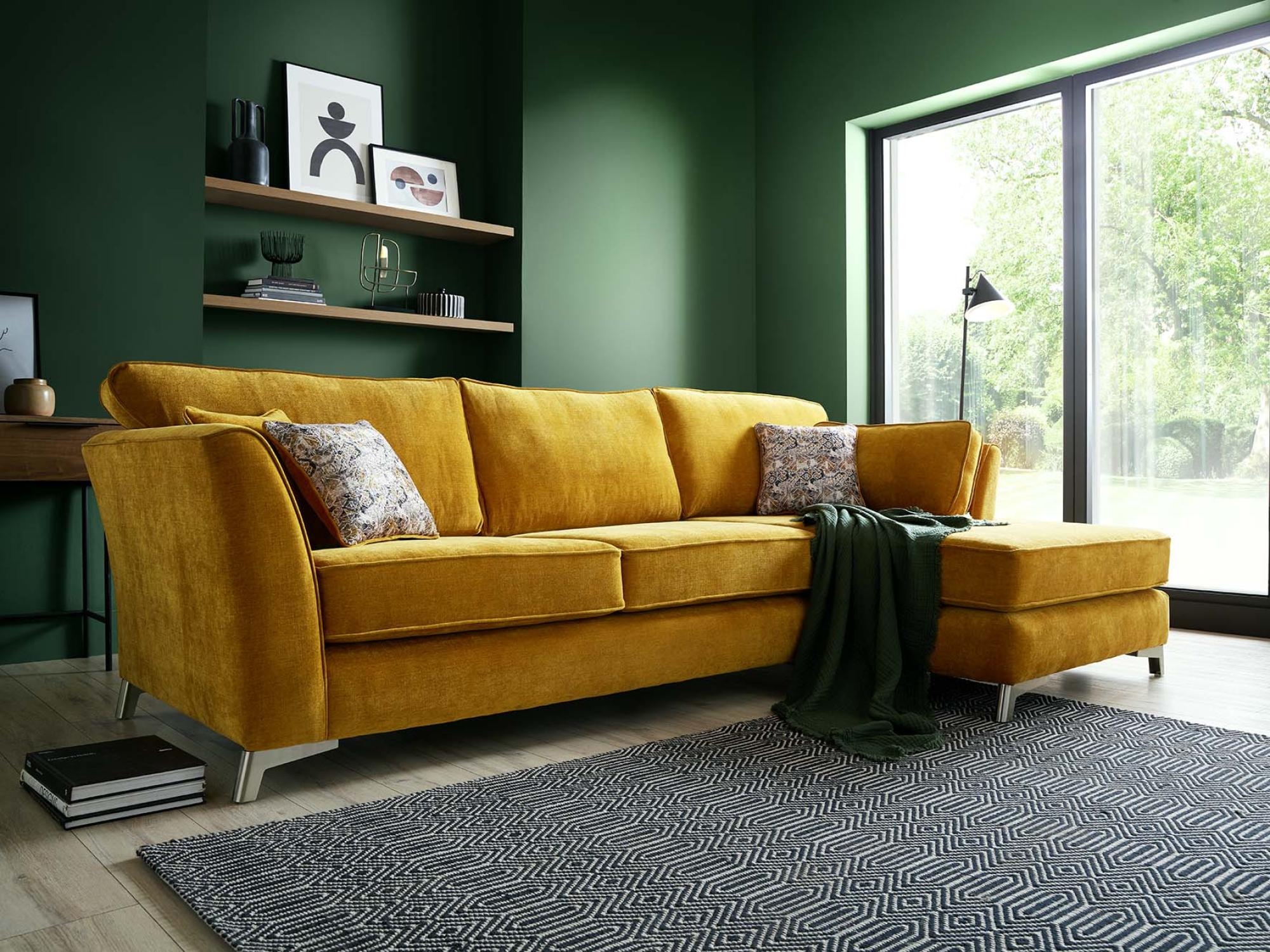 Product photograph of Westerly Fabric Sofa Chaise from Choice Furniture Superstore.