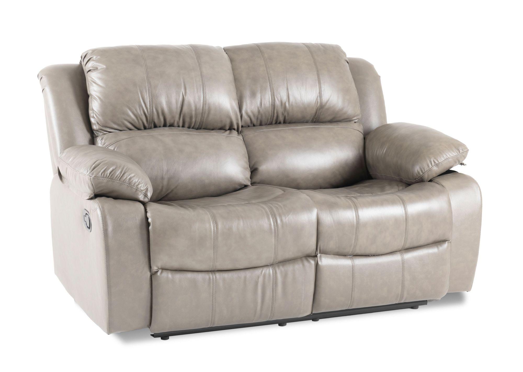 Product photograph of London Taupe Leather Recliner 3 2 Seater Sofa Suite from Choice Furniture Superstore.