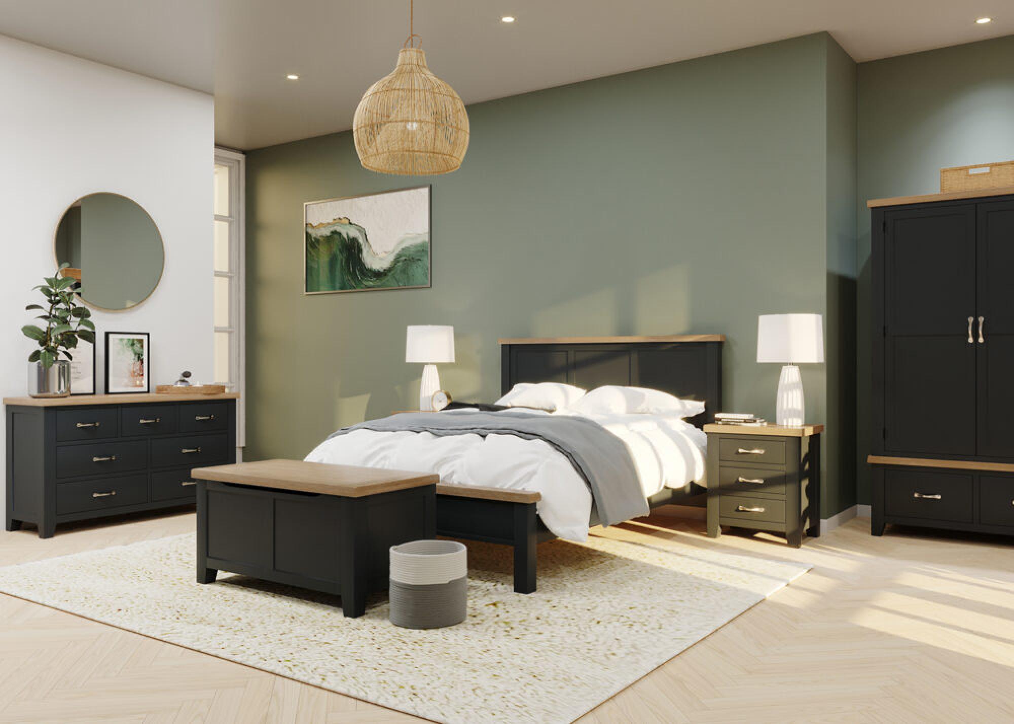 Product photograph of Wilmont Grey Painted 2 3 Drawer Chest from Choice Furniture Superstore.