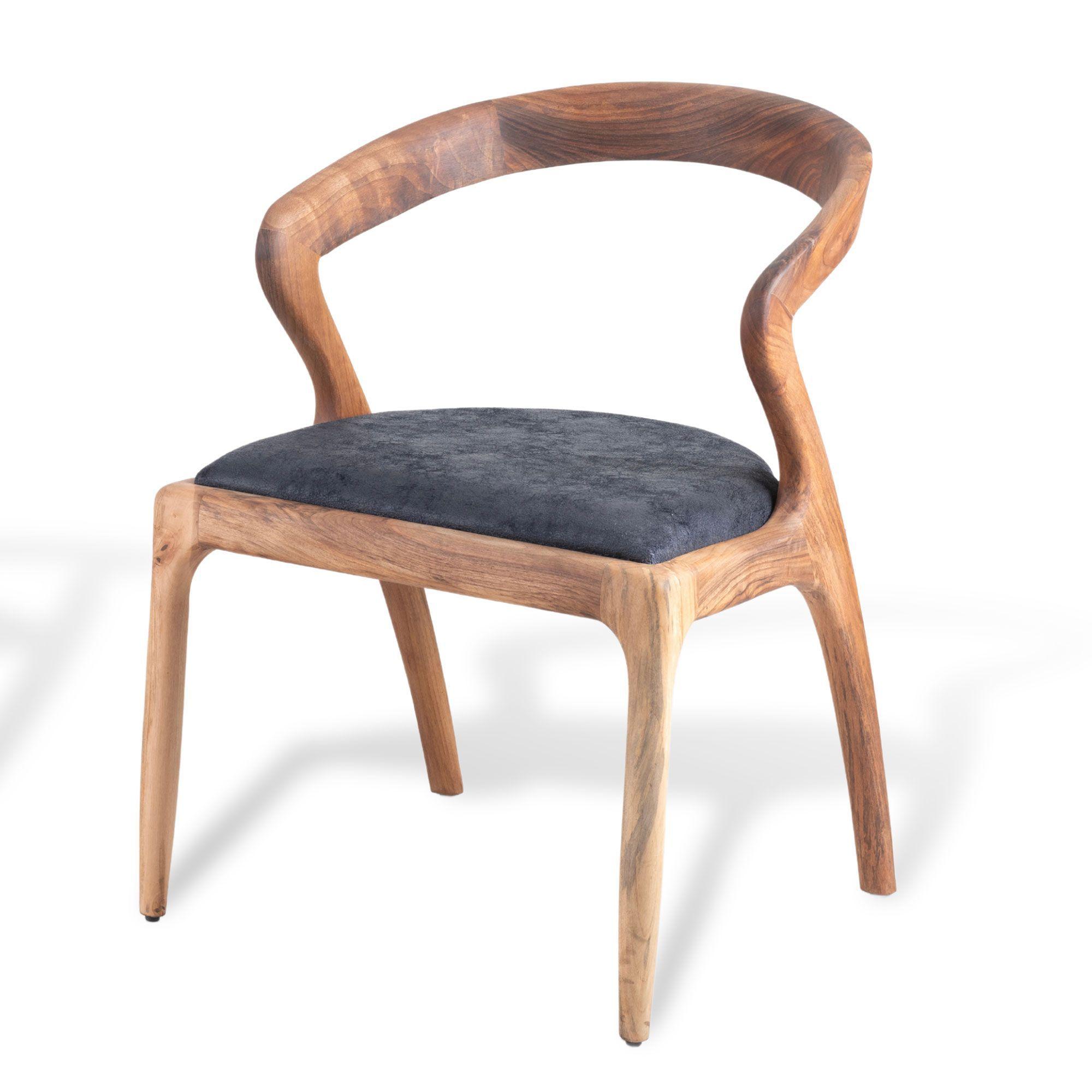 Product photograph of Merino Acacia Wooden Dining Chair from Choice Furniture Superstore.