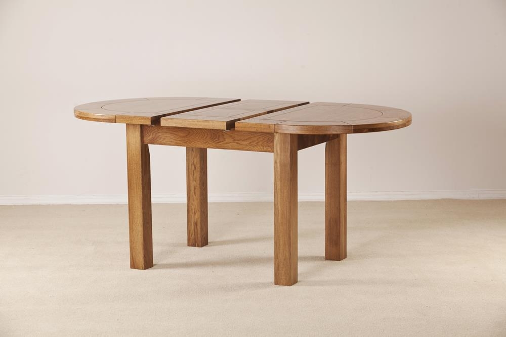 Product photograph of Originals Rustic Oak Oval Large Extending Dining Table from Choice Furniture Superstore.