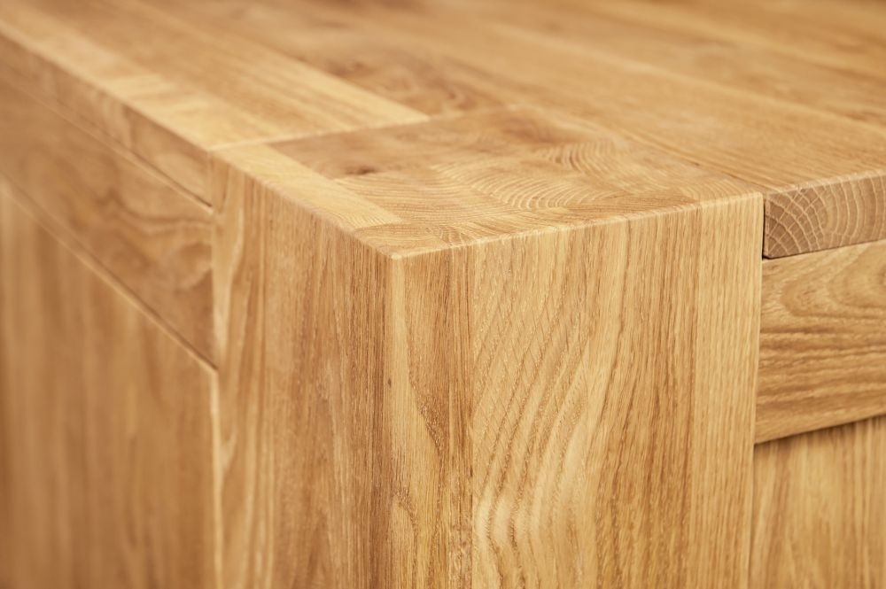 Product photograph of Clemence Richard Massive Oak Coffee Table from Choice Furniture Superstore.