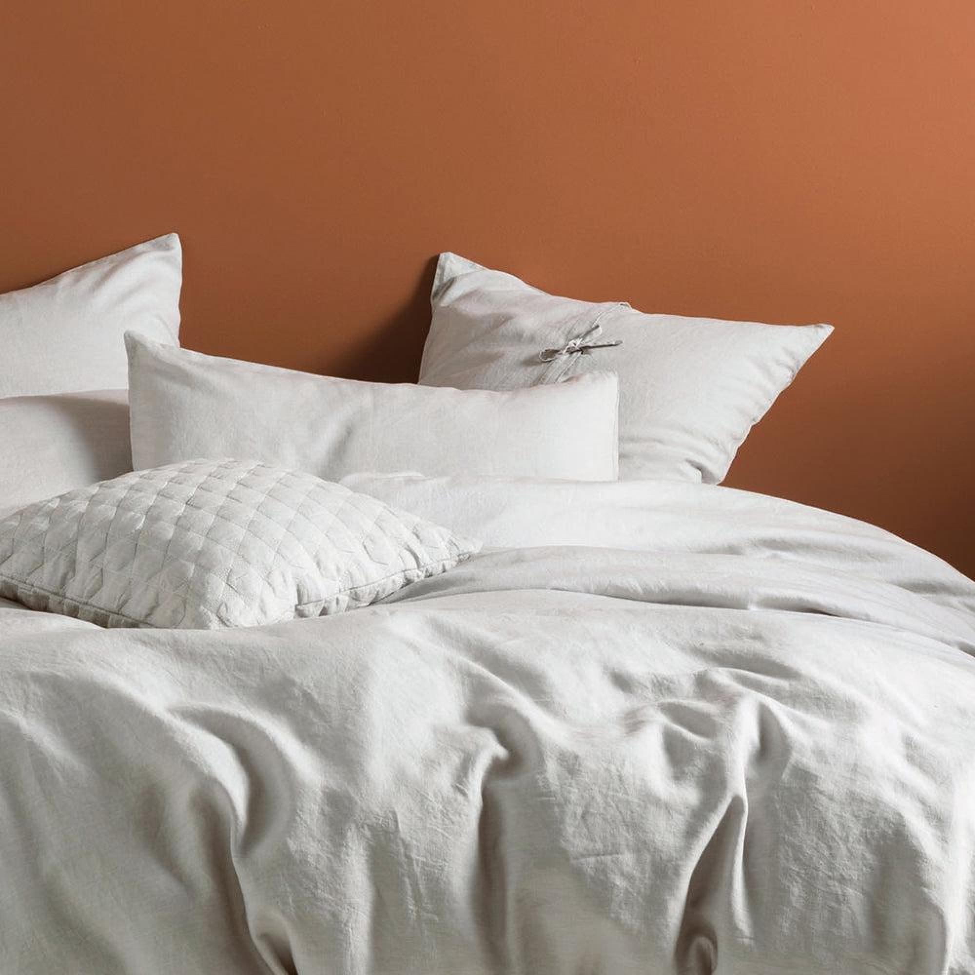 Product photograph of Linen House Grey Nimes Duvet Cover Set from Choice Furniture Superstore.