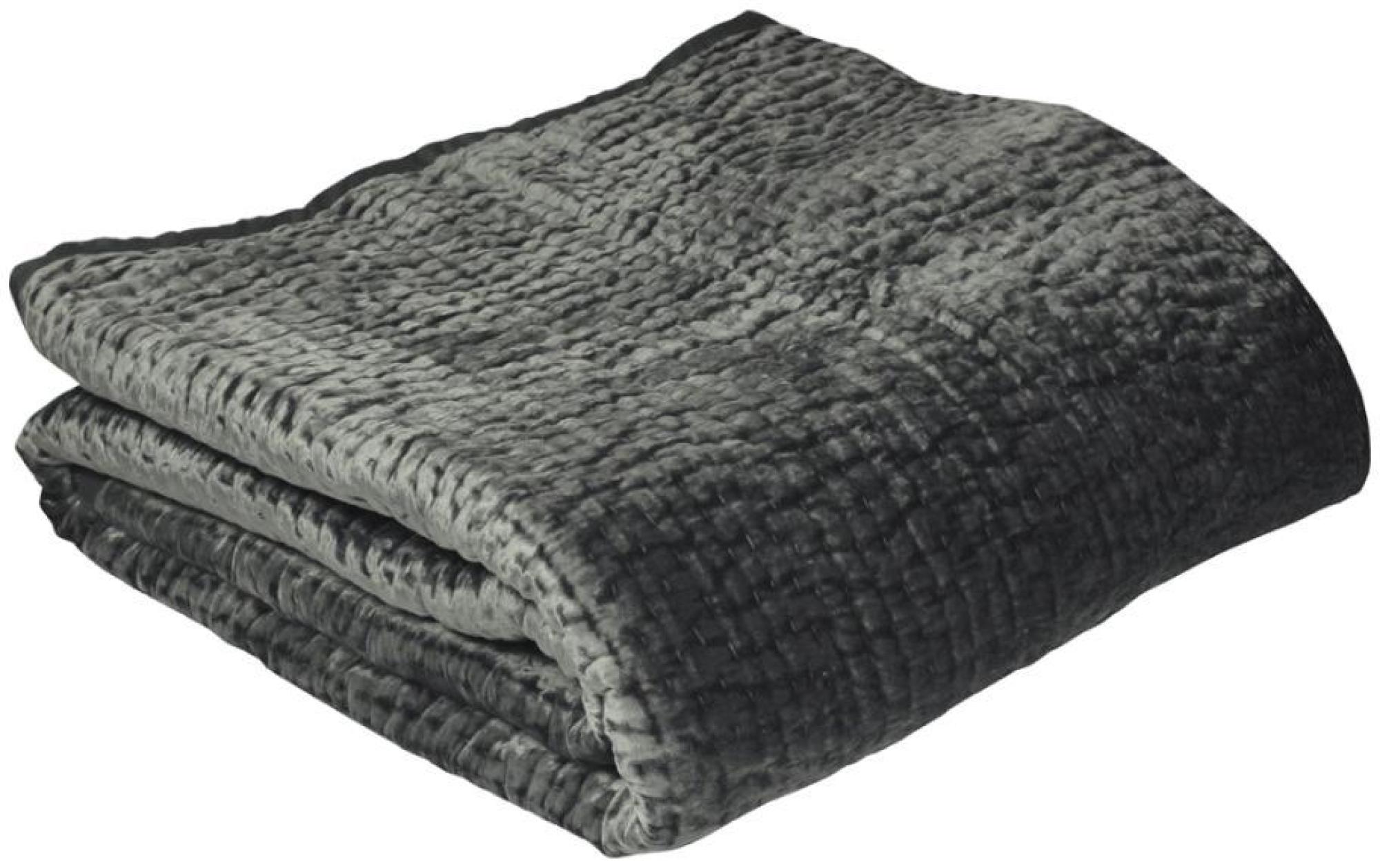 Product photograph of Paoletti Graphite Viscose Brooklands Bedspread from Choice Furniture Superstore.