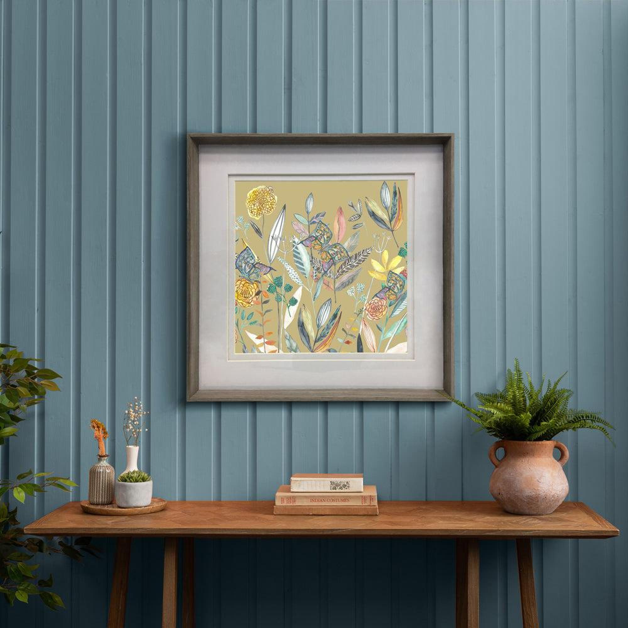 Product photograph of Voyage Maison Nut Wood Orchard Framed Print - 81cm X 81cm from Choice Furniture Superstore.