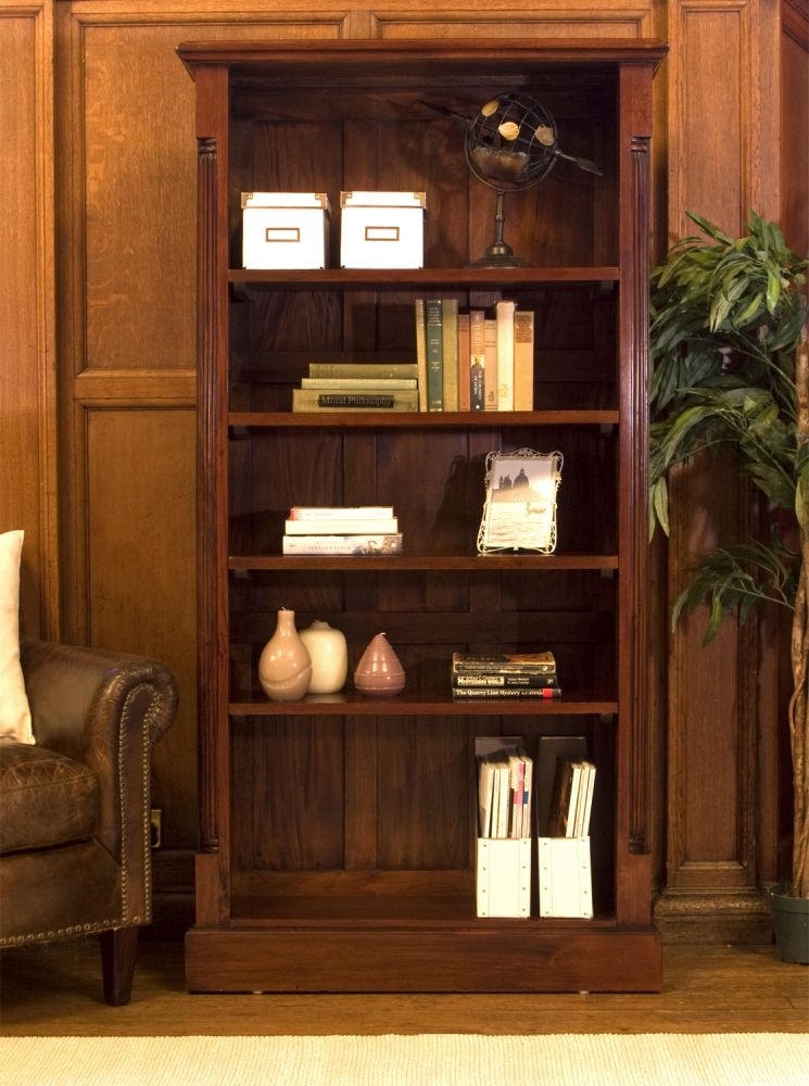 Product photograph of La Roque Mahogany Tall Bookcase from Choice Furniture Superstore.