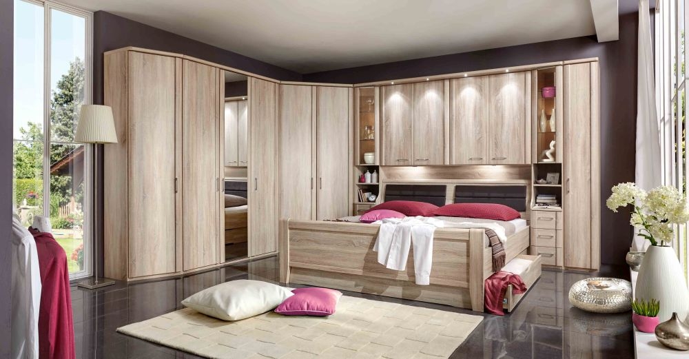 Product photograph of Wiemann Luxor 3 4 Individual Overbed Unit Elements - Variation Available from Choice Furniture Superstore.
