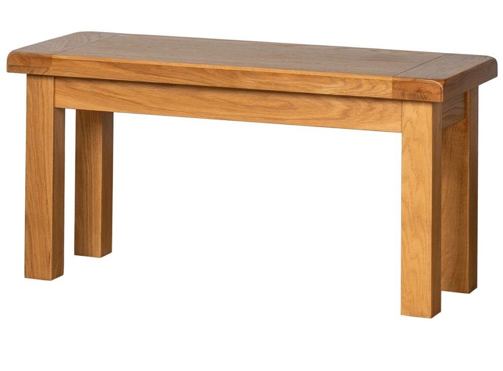 Product photograph of Somer Oak Dining Bench from Choice Furniture Superstore.