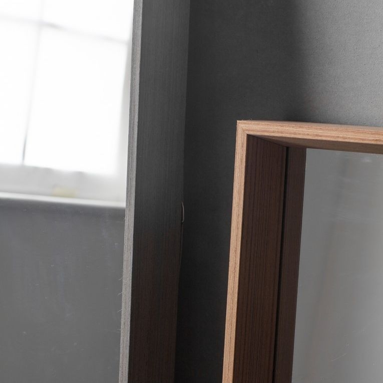 Product photograph of Nevaeh Oak Rectangular Mirror - 74cm X 104 5cm from Choice Furniture Superstore.
