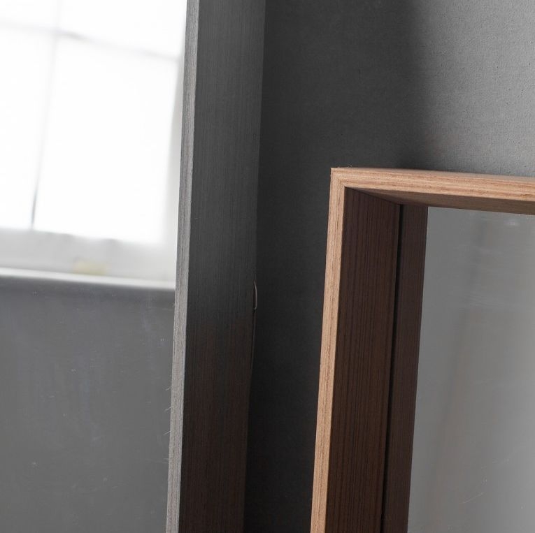 Product photograph of Comet Oak Rectangular Mirror - 53cm X 142 5cm from Choice Furniture Superstore.