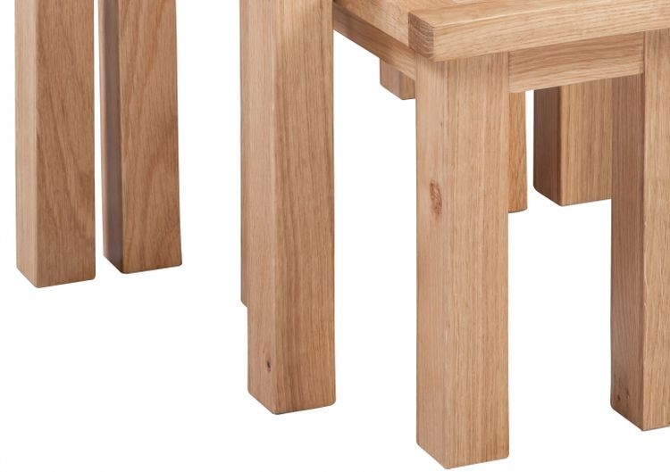 Product photograph of Homestyle Gb Moderna Oak Nest Of Tables from Choice Furniture Superstore.