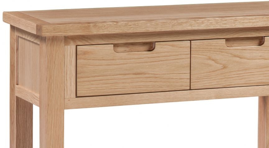 Product photograph of Homestyle Gb Moderna Oak Large Hall Table from Choice Furniture Superstore.