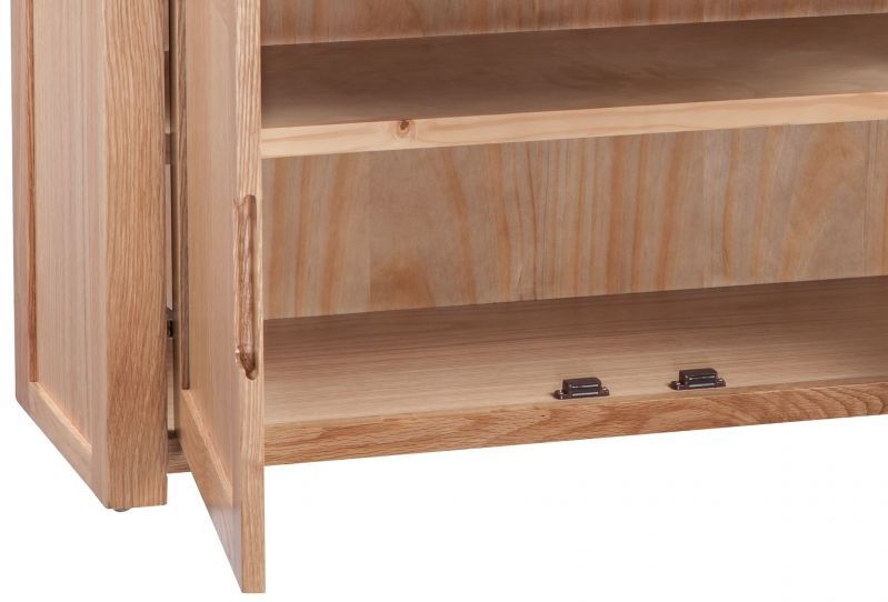 Product photograph of Homestyle Gb Moderna Oak Small Sideboard from Choice Furniture Superstore.