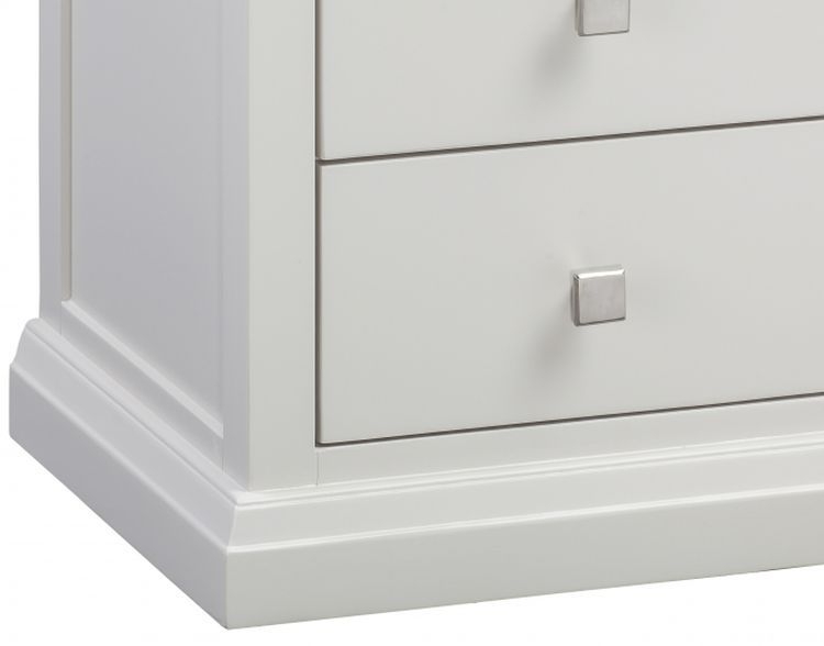 Product photograph of Homestyle Gb Cotswold Oak And Painted Bedside Cabinet from Choice Furniture Superstore.