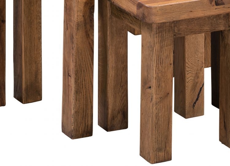 Product photograph of Homestyle Gb Aztec Oak Nest Of Tables from Choice Furniture Superstore.