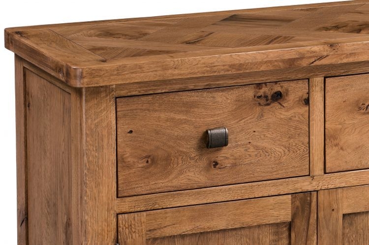 Product photograph of Homestyle Gb Aztec Oak Small Sideboard -oak from Choice Furniture Superstore.