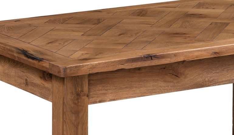 Product photograph of Homestyle Gb Aztec Oak Dining Table from Choice Furniture Superstore.