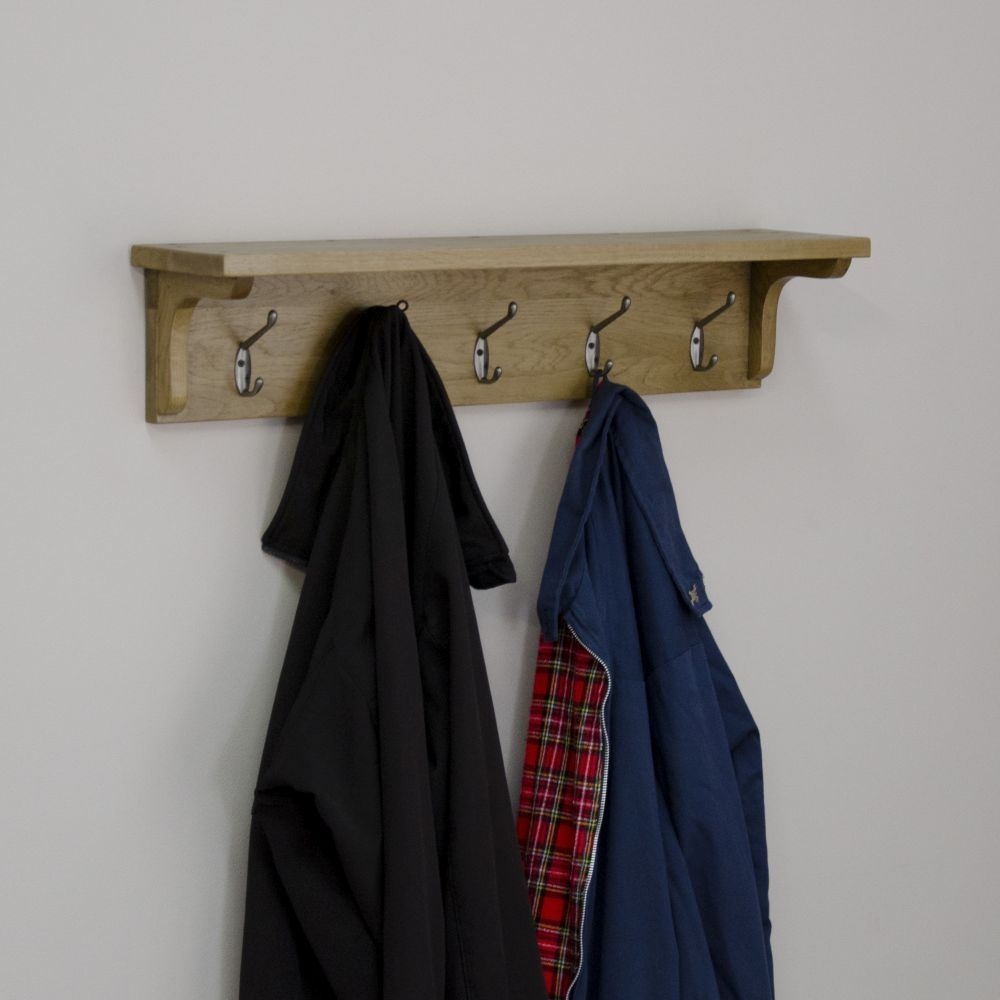 Product photograph of Homestyle Gb Lyon Oak Coat Rack Holder from Choice Furniture Superstore.