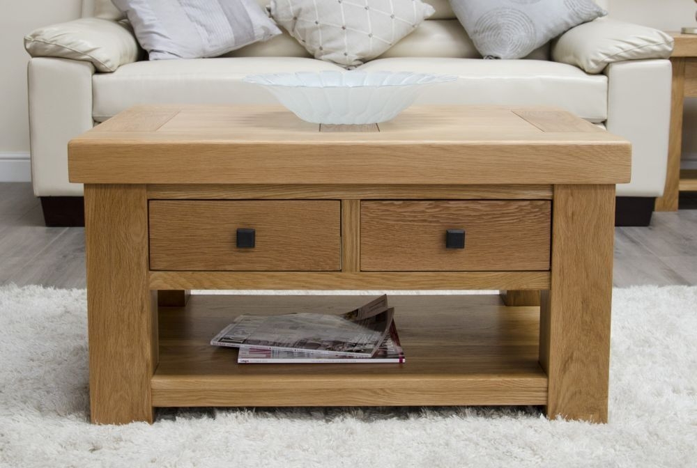 Product photograph of Homestyle Gb Bordeaux Oak Storage Coffee Table from Choice Furniture Superstore.