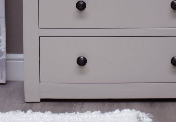 Product photograph of Homestyle Gb Diamond Painted 2 2 Drawer Chest from Choice Furniture Superstore.