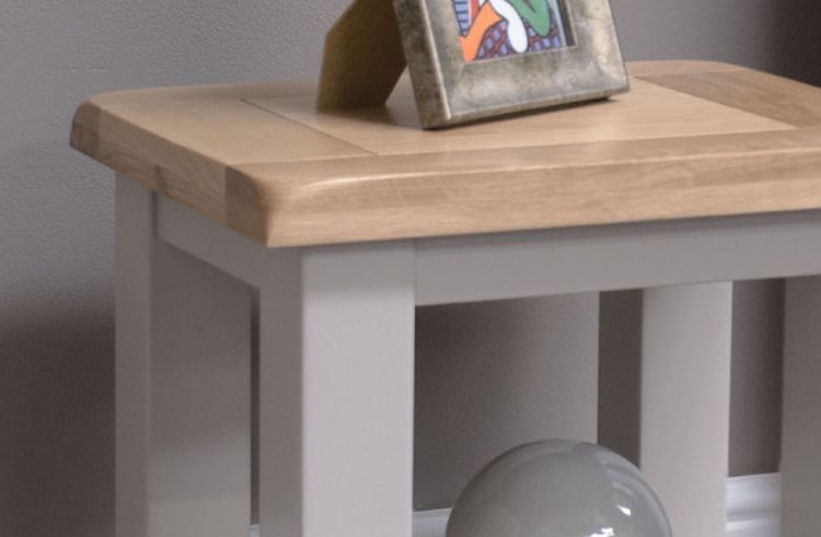 Product photograph of Homestyle Gb Diamond Painted Lamp Table from Choice Furniture Superstore.