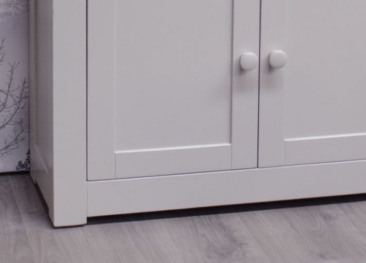 Product photograph of Homestyle Gb Diamond Painted Occasional Cupboard from Choice Furniture Superstore.